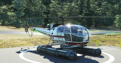 Canadian Coast Guard Taog Alouette III C-FCAX 80s Livery