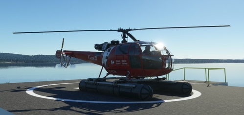 Canadian Coast Guard Taog Alouette III C-FCAX Late Red