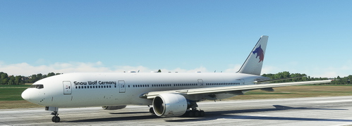 Capitan Sim Boeing 777-200ER Snow Wolf Germany D-AGMN
