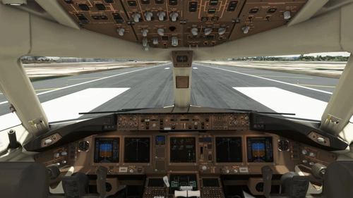 Captain sim 767-400 improved Cockpit