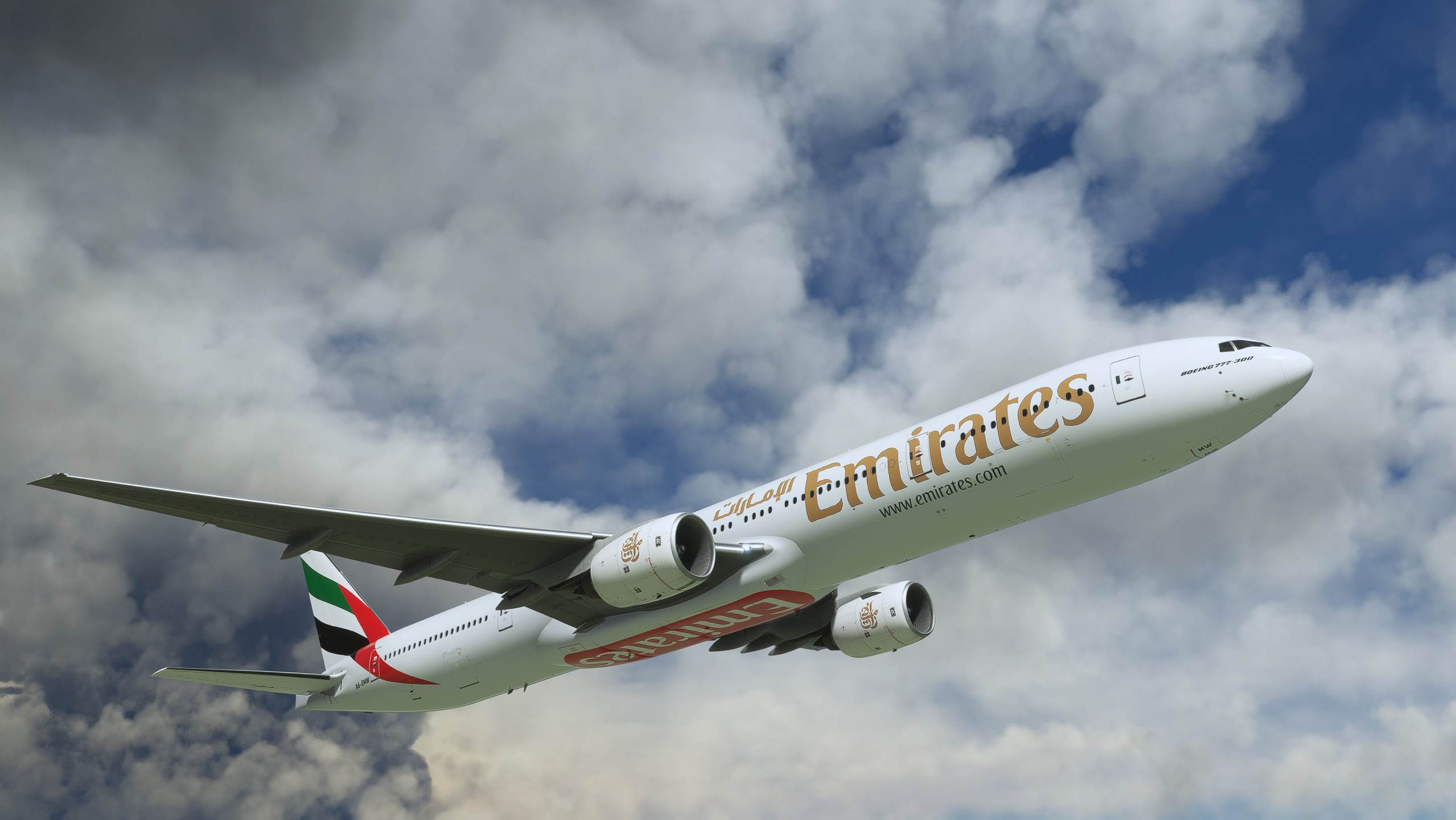 CaptainSim 777-300 RR Emirates A6-EMW - Image 1