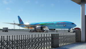 CaptainSim B777-300ER China Eastern Airlines B-2002 CIIE special livery 8K thumbnail 2