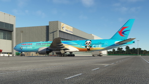 CaptainSim B777-300ER China Eastern Airlines B-2002 CIIE special livery 8K thumbnail 3