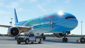 CaptainSim B777-300ER China Eastern Airlines B-2002 CIIE special livery 8K thumbnail 4