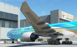 CaptainSim B777-300ER China Eastern Airlines B-2002 CIIE special livery 8K thumbnail 5