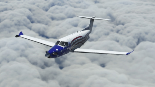 Carenado PC-12 Priority Air Charter N814PA