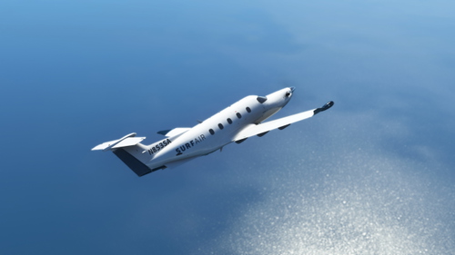 Carenado PC-12 Surf Air N853SA