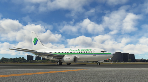 CASCADE AIRWAYS RETRO FICTICIO "N102EX" PMDG 737-600