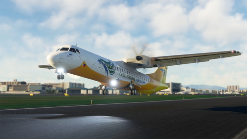 Cebu Pacific Classic Weathered Microsoft ATR 72-600 (RP-C7251) with Cabin Interior 8K