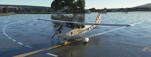 Cessna 172 classic Croatia Airlines (fictional)