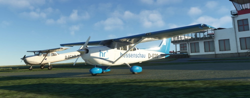 Cessna 172 Skyhawk Hessischer Rundfunk / German Hesse Broadcast (fictional)