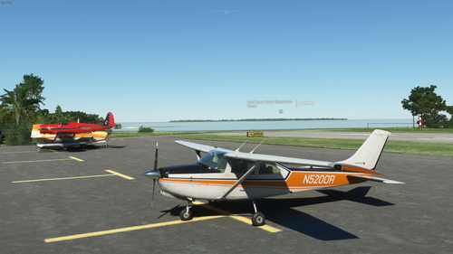 Cessna 182 RG Skylane  N520OR Black and Orange