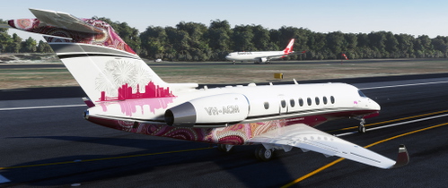 Cessna Longitude - Queensland State of Origin c Indigenous Art
