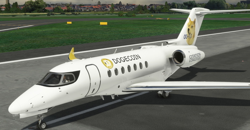 Citation Longitude - Dogecoin Livery