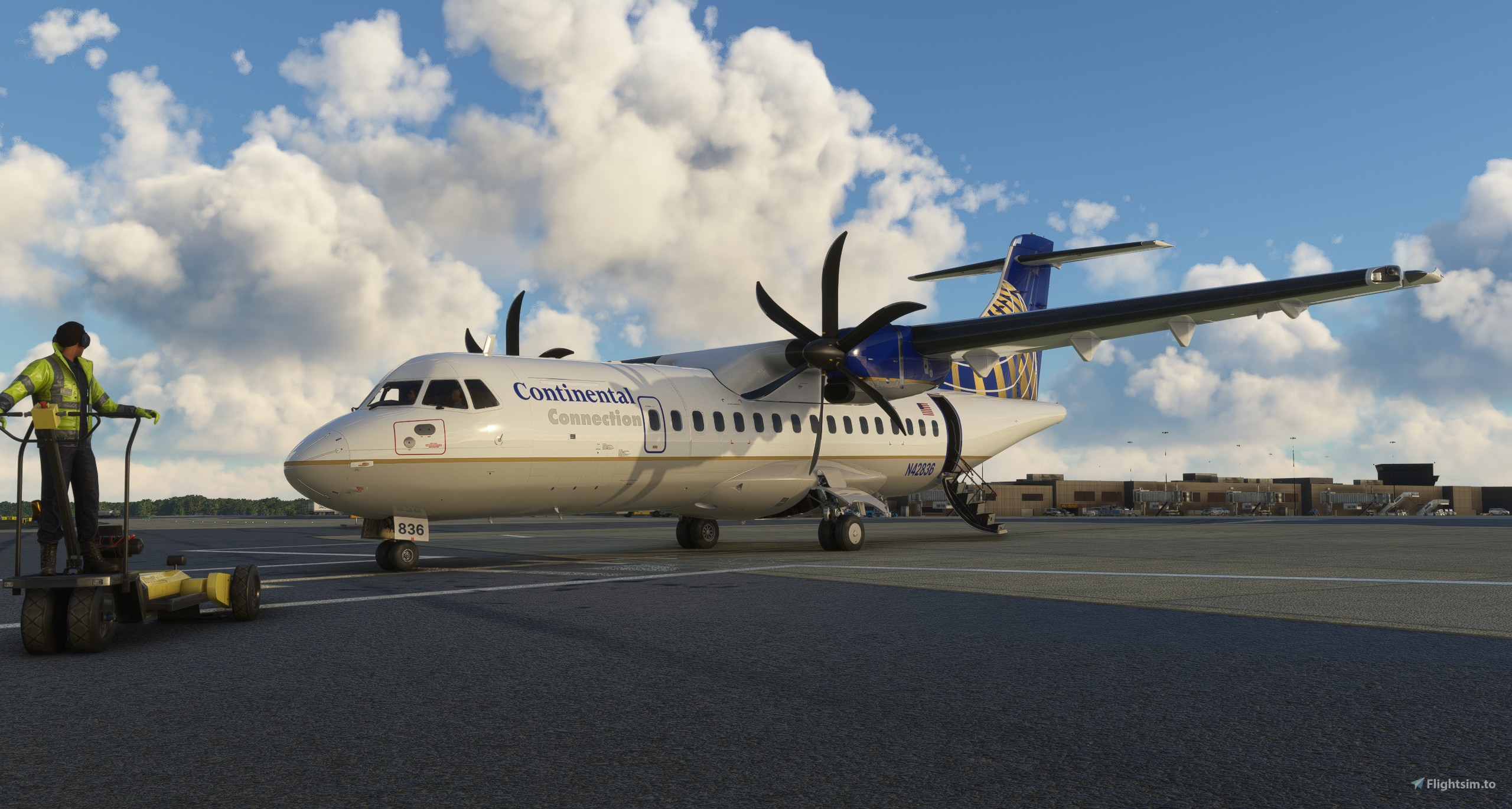 Continental Connection - Asobo ATR 42-600 for Microsoft Flight 