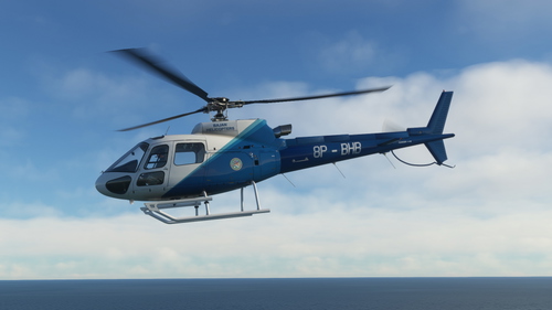 Cowan H125 Fictional As350B2 8P-BHB (Bajan Helicopters Ltd - Barbados island)