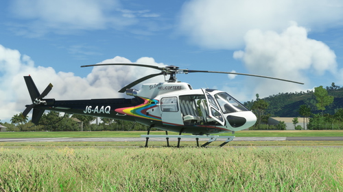 Cowan H125 J6-AAQ (St. Lucia Helicopters)