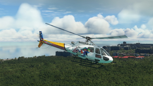 Cowan H125 N600RS (Spiegel Aviation LLC - Artist Romero Britto original paintwork)