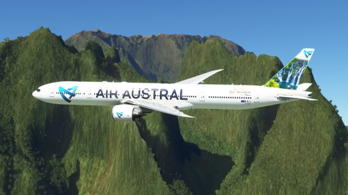 CS B777-300ER Air Austral F-OLRE " Trou De Fer"