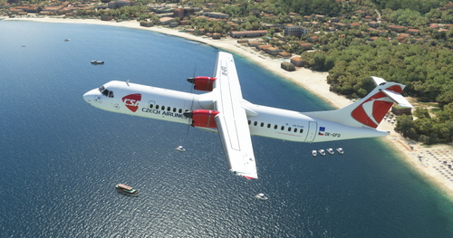 CSA Czech Airlines "2007 livery" Hans Hartmann ATR 72-600