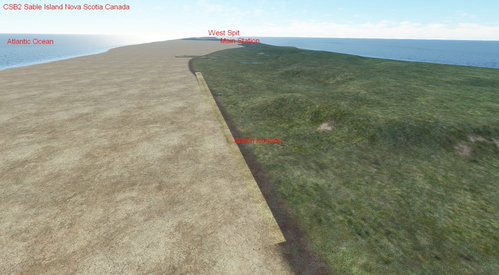 CSB2 Sable Island, Nova Scotia, Canada airstrip scenery addition