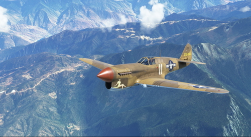 Curtiss P-40F 324th FG #11 "Duchess of Durham IV"
