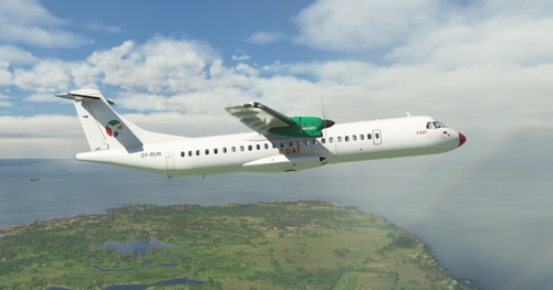 Danish Air Transport (DAT) "OY-RUN" "I fly Green" Hans Hartmann ATR 72-600