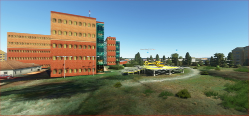 Danish Virtual Helipads, Skive (Danmark Denmark, dansk helipad)