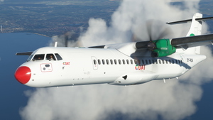 DAT Danish Air Transport [OY-RUN] Asobo ATR72 8K thumbnail 1