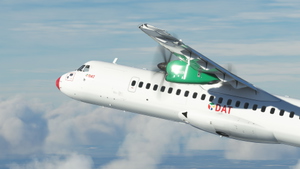 DAT Danish Air Transport [OY-RUN] Asobo ATR72 8K thumbnail 2