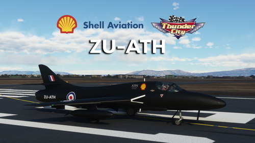 DaveWG Hawker Hunter T7 Thunder City "ZU-ATH"