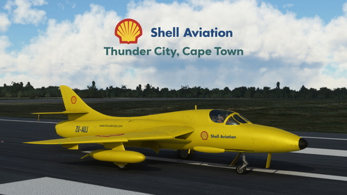 DaveWG Hawker Hunter T7 Thunder City "ZU-AUJ"