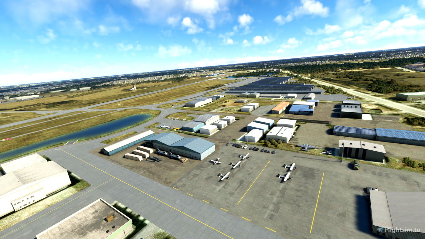 David Wayne Hooks Memorial Airport KDWH for Microsoft Flight Simulator