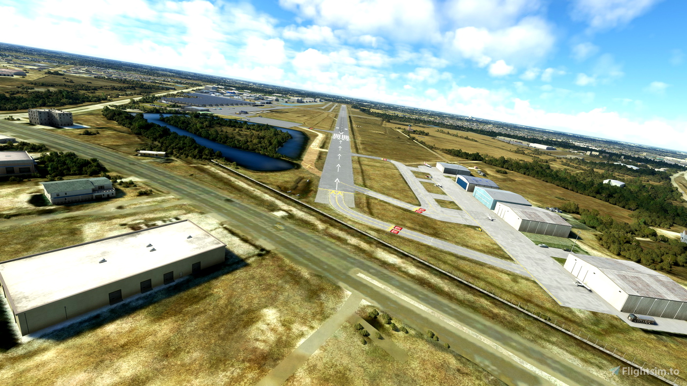David Wayne Hooks Memorial Airport KDWH for Microsoft Flight Simulator