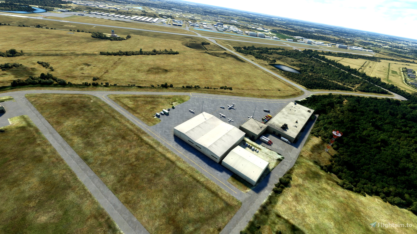 David Wayne Hooks Memorial Airport KDWH for Microsoft Flight Simulator MSFS
