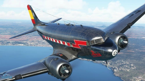 DC-3 Iberia EC-ACX 1.944/52 + Bush Trip Iberia 1201 Protectorado 1.945