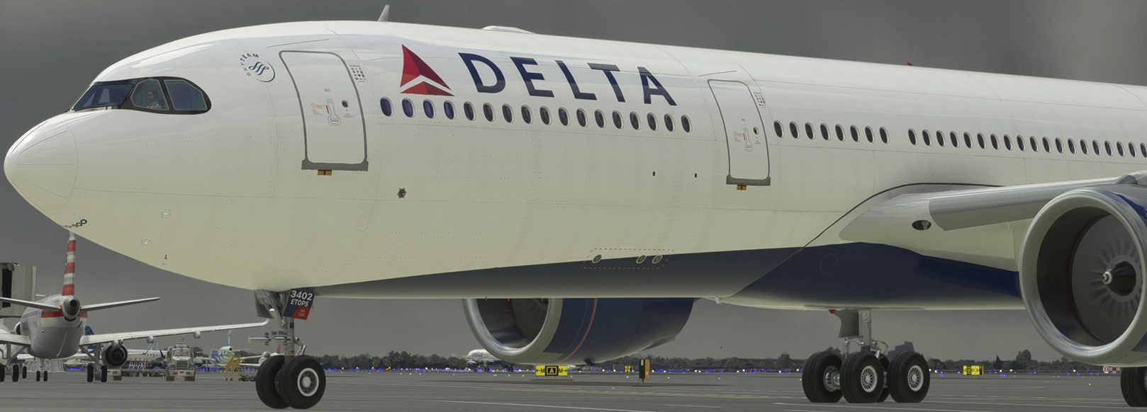 DELTA AIRLINES N402DX A330-900 8K - Image 1