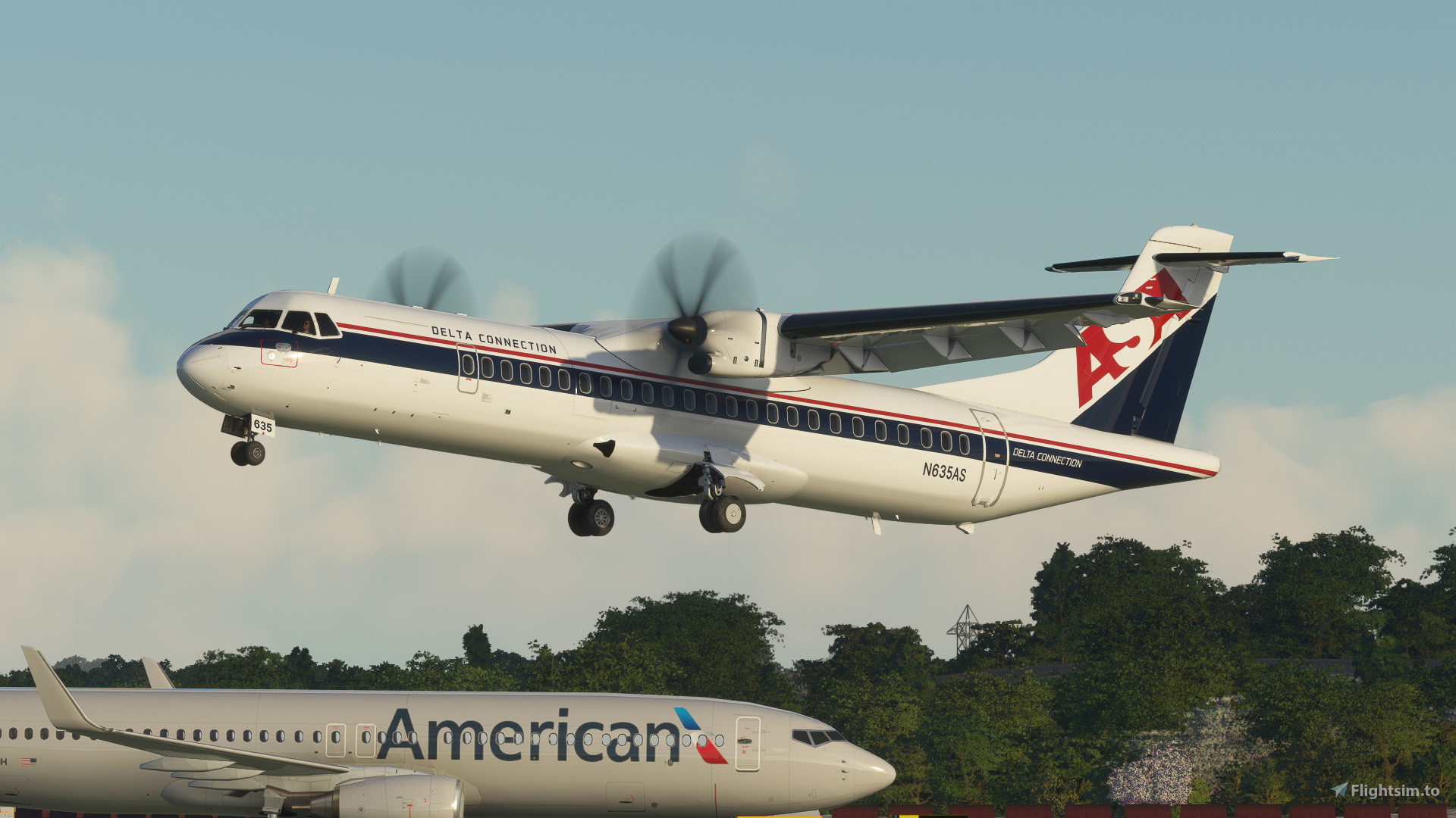 Delta Connection (ASA) (N635AS) - Asobo ATR 72-600 for