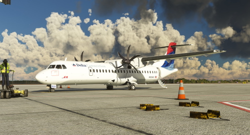 Delta Connection (N633AS) - Asobo ATR 72-600
