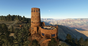Desert View Watchtower Grand Canyon Arizona thumbnail 1