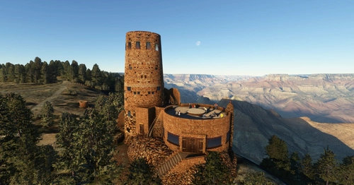 Desert View Watchtower Grand Canyon Arizona