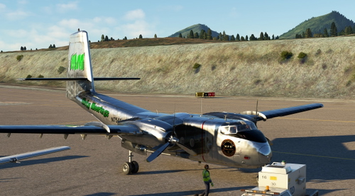 DHC-4 Caribou RTMM white and metal liveries