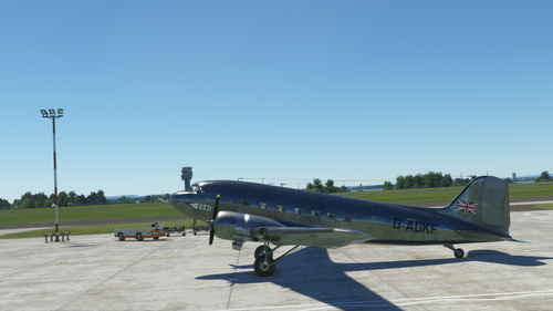 Douglas DC-3 BOAC G-AGKF 1940s livery request x 2 cockpits