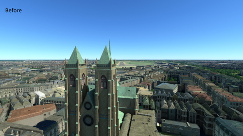 EBAW RW11 Approach - church removal