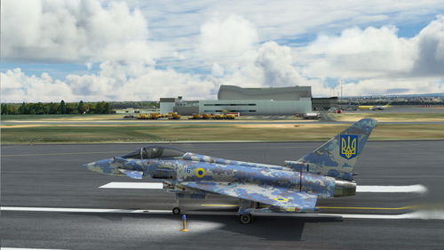 EF-2000 Ukrainian Air Force Blue Digital