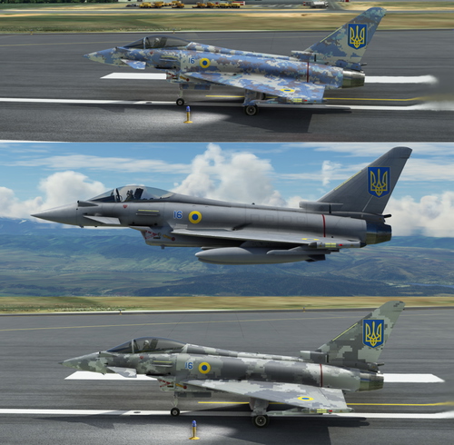 EF-2000 Ukrainian Air Force Pack