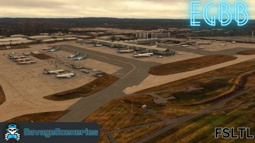 EGBB FSLTL Static Aircraft