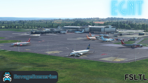 EGNT FSLTL Static Aircraft