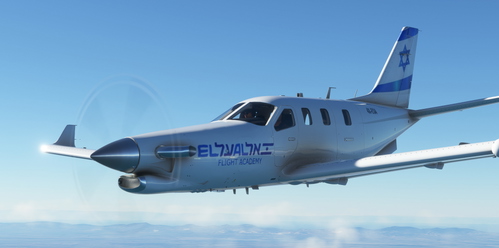 El Al airlines flight academy TBM 930 (Fictional)