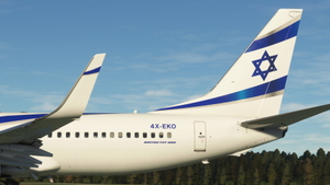 El Al Israeli Airlines (4X-EKO) - PMDG 737-800 thumbnail 1